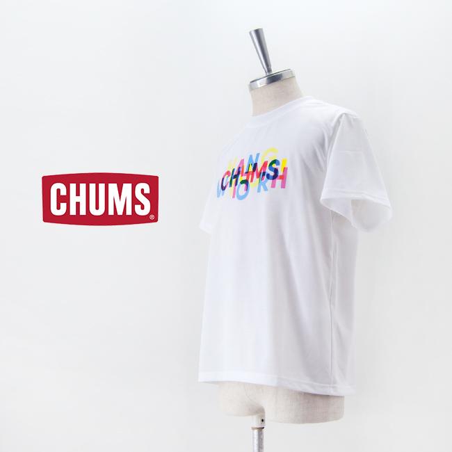 CHUMS チャムス メンズ HWYCワークアウトドライTシャツ(CH01-2378)(2024SS)｜u-oak｜04