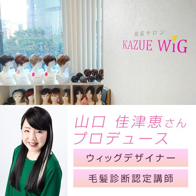 銀座サロン KAZUEウィッグ ラウンドポイントウィッグ - ダーク 銀座サロン KAZUEウィッグ ラウンドポイントウィッグ - ダーク