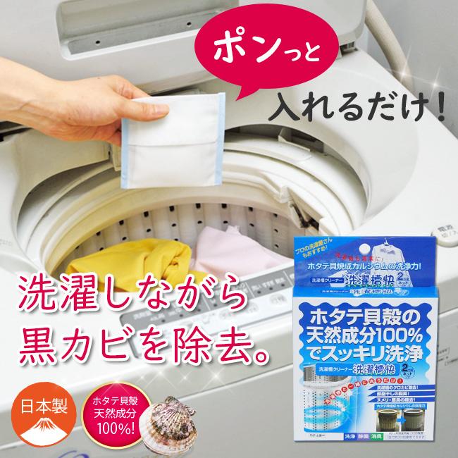 洗濯槽クリーナー 洗濯槽快 セット (クリーナー×12包、ネット×2枚) - 洗濯槽 洗剤 天然 クリーナー 洗濯機 掃除 カビ 菌 除菌 消臭 予防 対策 防止 洗濯爽快