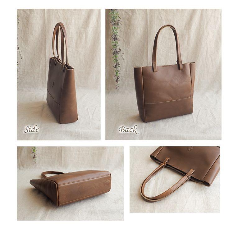 CLEDRAN（クレドラン） スクエアフォルム オンオフ使えるレザートート