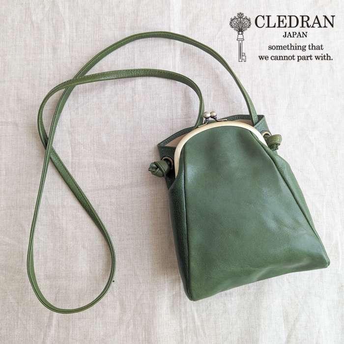 CLEDRAN（クレドラン） コンパクトがま口ショルダーバッグ レトロ