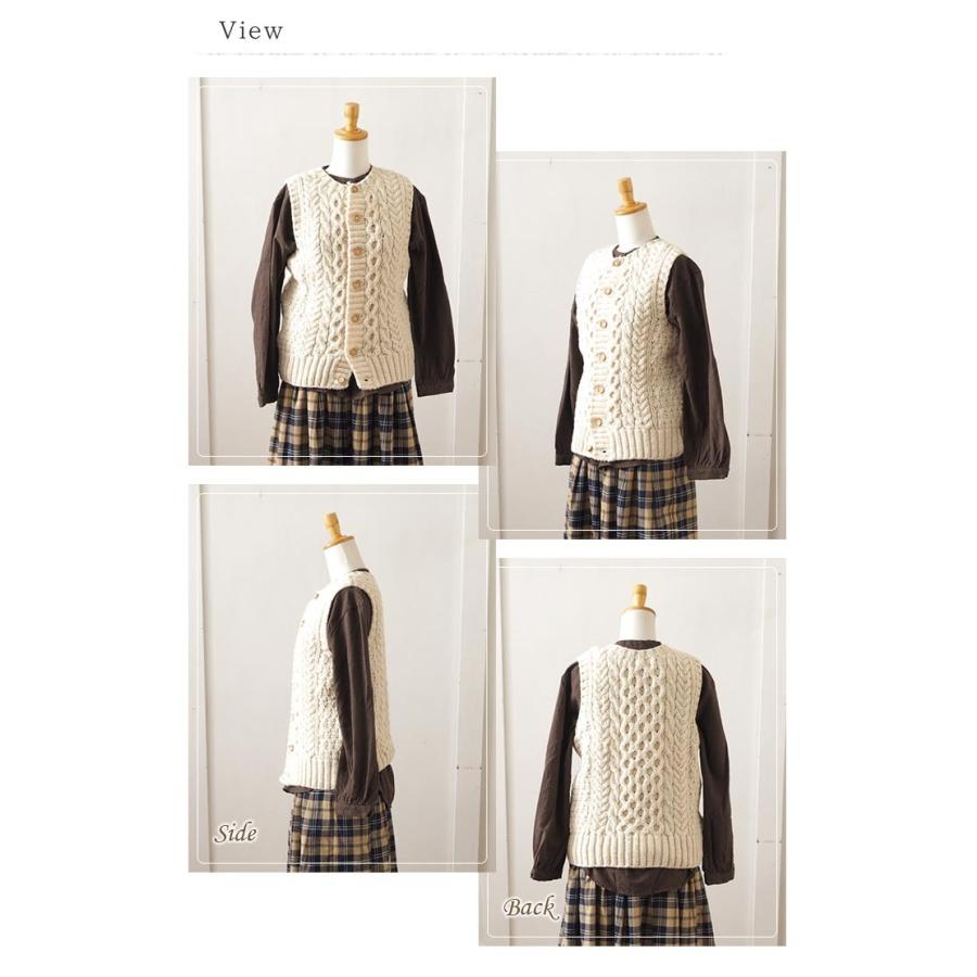 DANA FANEUIL（ダナファヌル） ニットベスト ペルー手編みニットベスト