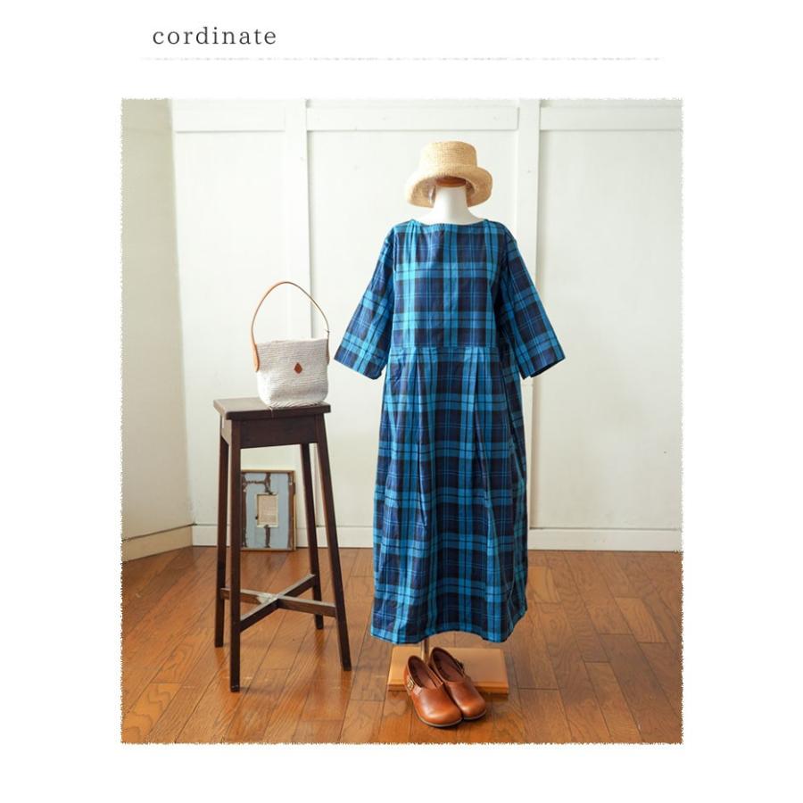 45R チェックロングワンピース シャギーボレロロングチェックワンピース – PARK by one way（パーク