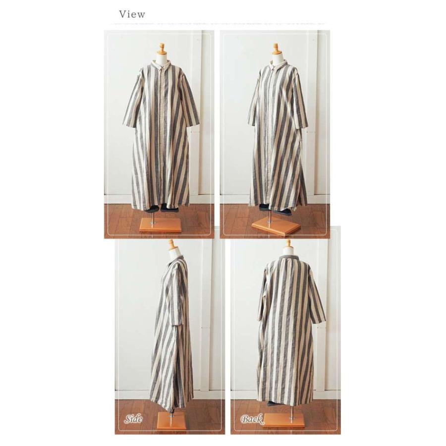 ichi イチ　日本製　コットンリネン　ロングワンピース 楽天市場】[1000305]ICHI Antiquites(イチアンティークス) LINEN