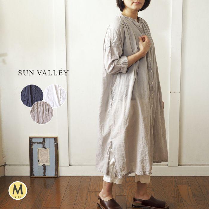 SUN VALLEY SUNVALLEY サンバレー ボイルコットンロングシャツ SUN VALLEY SUNVALLEY サンバレー ボイルコットンロングシャツ