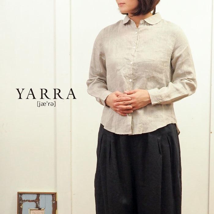 YARRA（ヤラ） 織姫炊きリトアニアリネンブラウス 抜群の風合いが魅力 