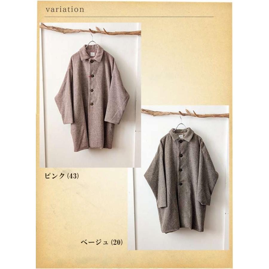 YARRA（ヤラ） エコウールロングコート レディース 長袖 アウター 裏地