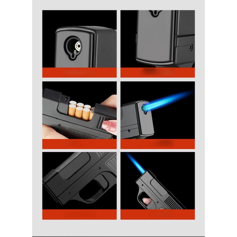 ピストル型タバコケース兼用ライターVer.1 ガスライター