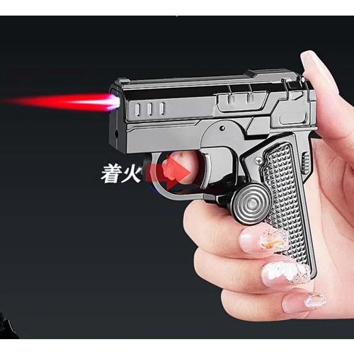 ピストル形ライター Amazon.co.jp: USBブタン直噴変形ピストルライター（ダブルファイア