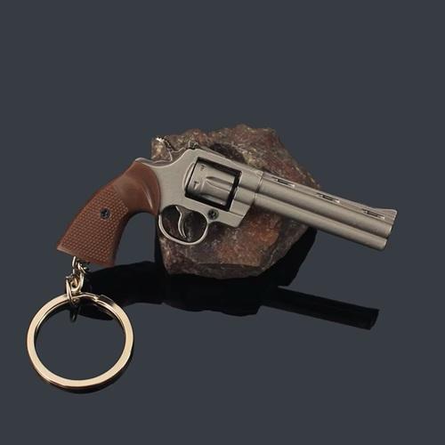 【メタル製】１／３ ミニチュア python357 キーホルダー メタル製 パイソン リボルバー 西部劇 キーホルダーアクセサリー キーリング キーチェーン 小物 雑貨 銃 |  | 02
