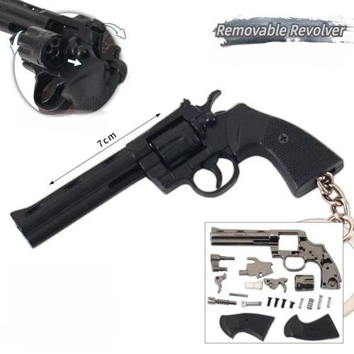 【メタル製】１／３ ミニチュア python357 キーホルダー メタル製 パイソン リボルバー 西部劇 キーホルダーアクセサリー キーリング キーチェーン 小物 雑貨 銃 |  | 09