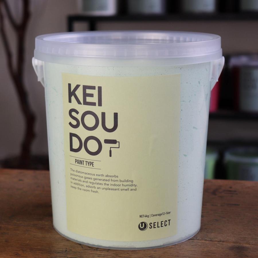 珪藻土　塗料　壁材　U-SELECT　PAINT　内装　ペイント材　内壁　DIY　KEISOUDO　4kg