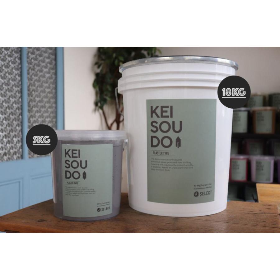 珪藻土 壁 塗り壁 左官 壁材 塗料 DIY U-SELECT KEISOUDO PLASTER 5kg 