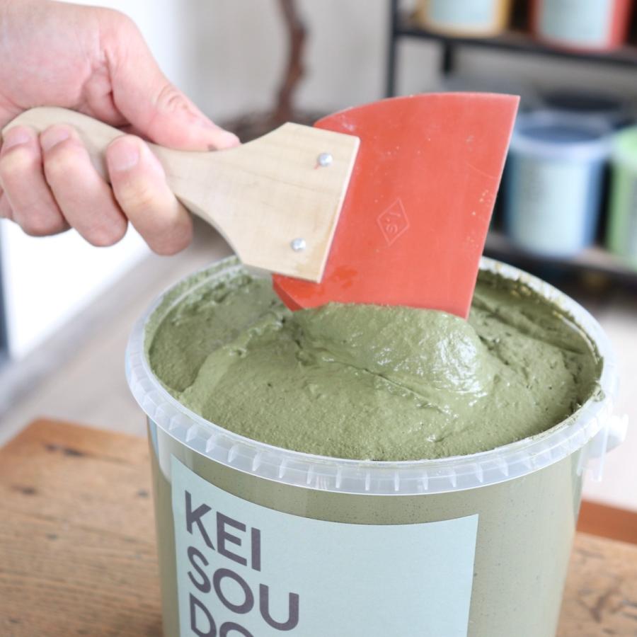 珪藻土 壁 塗り壁 左官 壁材 塗料 DIY U-SELECT  KEISOUDO PLASTER 5kg【MOSS】｜u-selectshop｜02
