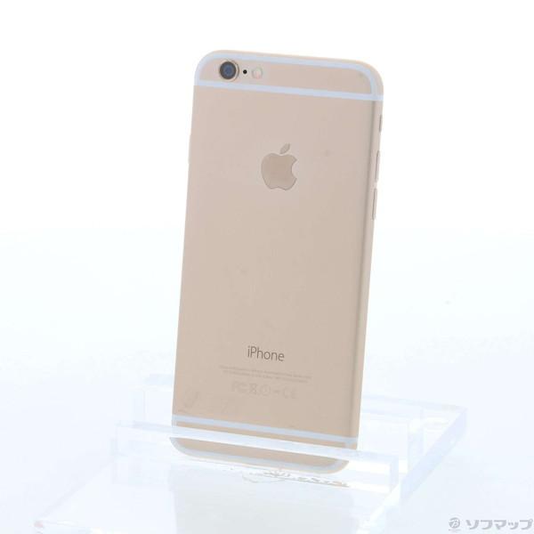 〔中古〕Apple(アップル) iPhone6 64GB ゴールド NG4J2J／A docomo〔348-ud〕 iPhone