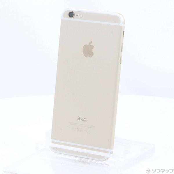 【本物新品保証】 〔中古〕Apple(アップル) au〔262-ud〕 MGAF2J／A ゴールド 128GB Plus iPhone6 iPhone