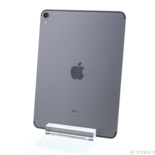 話題の人気 〔中古〕Apple(アップル) iPad Pro 11インチ 256GB スペースグレイ MU102J／A SIMフリー〔196-ud〕 iPad