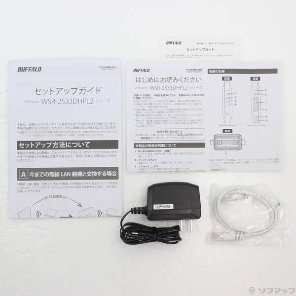 〔中古〕BUFFALO(バッファロー） WSR-2533DHPL2-BK ブラック〔344-ud〕 |  | 04