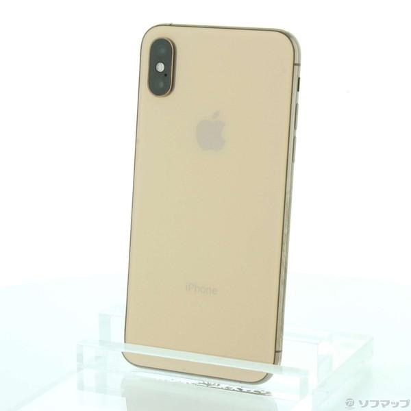 未使用】 〔〕Apple(アップル) iPhoneXS 256GB ゴールド MTE22J／A SIM 