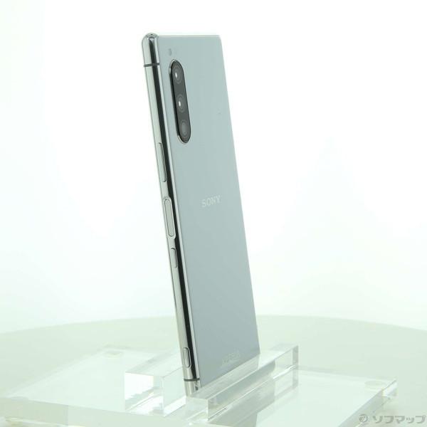 〔中古〕SONY(ソニー) Xperia 5 64GB グレー SOV41 auロック解除SIMフリー〔352-ud〕