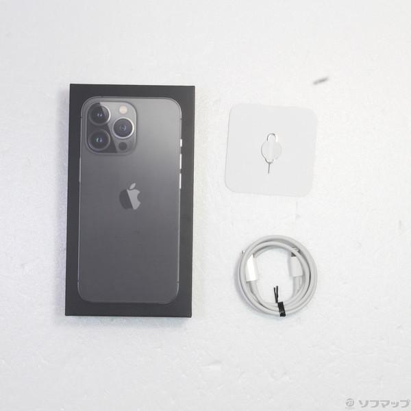 完全送料無料 Apple アップル iPhone13 Pro 128GB グラファイト MLUE3J