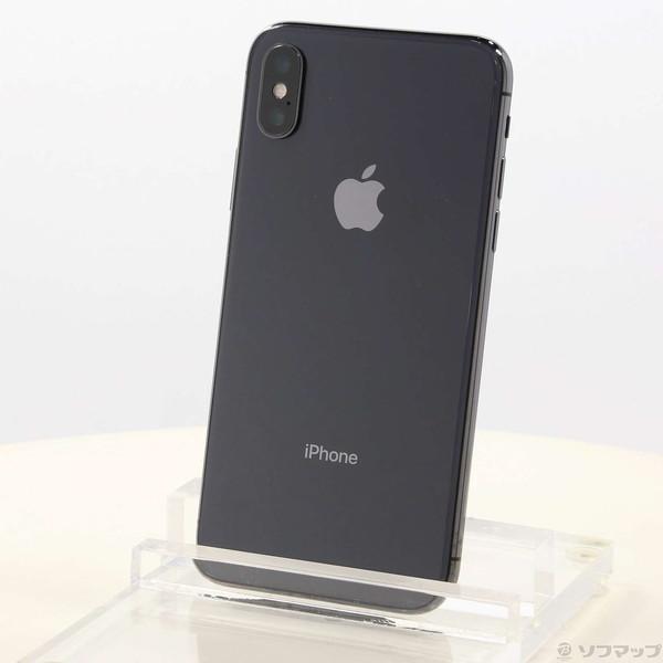 〔中古〕Apple(アップル) iPhoneX 64GB スペースグレイ MQAX2J／A SIMフリー〔344-ud