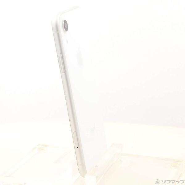 中古〕Apple(アップル) iPhoneXR 64GB ホワイト MT032J／A SoftBank〔377-ud〕
