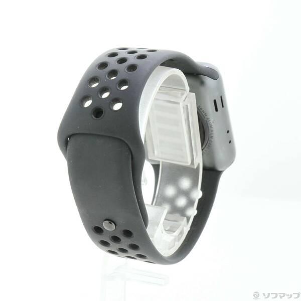 〔中古〕Apple(アップル) Apple Watch Series 3 Nike+ GPS 38mm スペースグレイアルミニウムケース アンスラサイト／ブラックNikeスポーツバンド〔295-ud〕 |  | 02