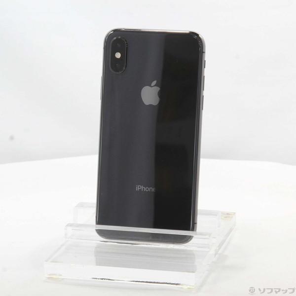 〔中古〕Apple(アップル) iPhoneXS 256GB スペースグレイ MTE02J／A SIMフリー〔371-ud