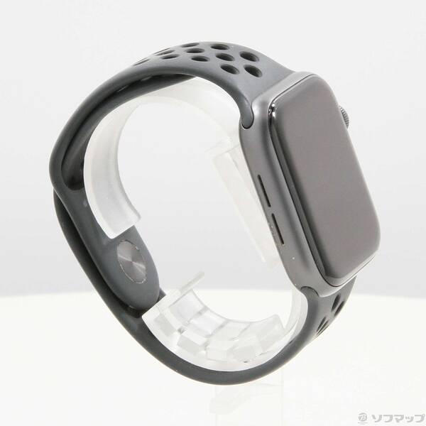 〔中古〕Apple(アップル) Apple Watch Series 4 Nike+ GPS 44mm スペースグレイアルミニウムケース アンスラサイト／ブラックNikeスポーツバンド〔276-ud〕｜u-sofmap｜04