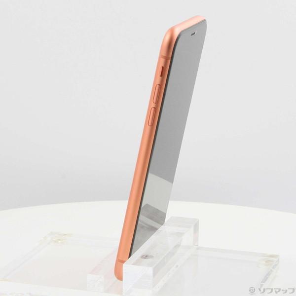 スマホ 〔中古〕Apple(アップル) iPhoneXR 64GB コーラル MT0A2J／A