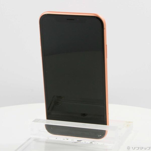 スマホ 〔中古〕Apple(アップル) iPhoneXR 64GB コーラル MT0A2J／A