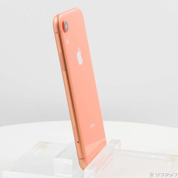 スマホ 〔中古〕Apple(アップル) iPhoneXR 64GB コーラル MT0A2J／A