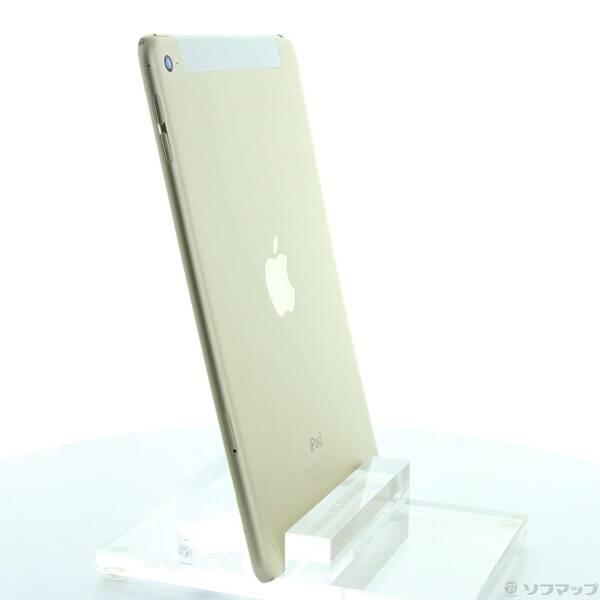 iPad mini 4 128GB ゴールド MK782J／A SoftBank〔295-ud〕 【ダイソン】
