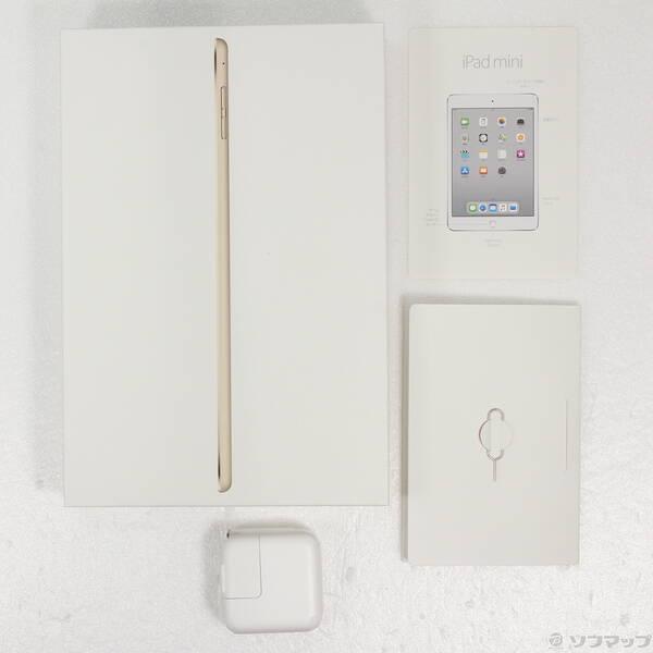 iPad mini 4 128GB ゴールド MK782J／A SoftBank〔295-ud〕 【ダイソン】