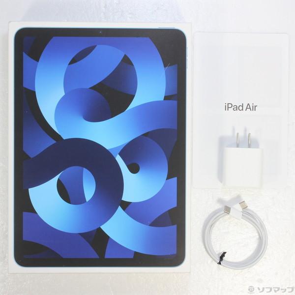 人気絶頂 〔中古〕Apple(アップル) iPad Air 第5世代 256GB ブルー MM9N3J／A Wi-Fi〔344-ud〕 