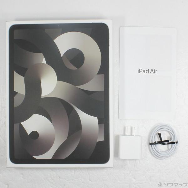 〔中古〕Apple(アップル) iPad Air 第5世代 64GB スターライト MM9F3J／A Wi-Fi〔295-ud〕