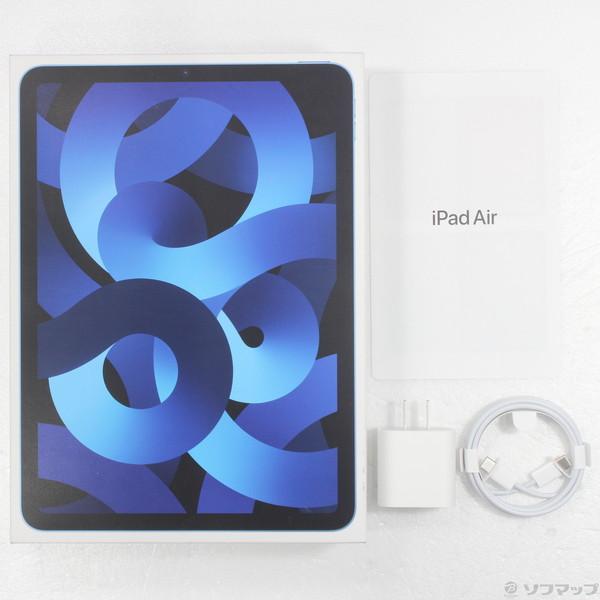 〔中古〕Apple(アップル) iPad Air 第5世代 256GB ブルー MM9N3J／A Wi-Fi〔276-ud〕