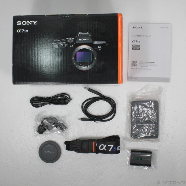 100%新品，正規品 〔中古〕SONY(ソニー) α7S III ボディ ILCE-7SM3