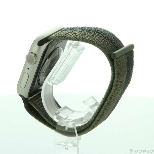 〔中古〕Apple(アップル) Apple Watch Series 7 GPS 45mm スターライトアルミニウムケース トルネード／グレイスポーツループ〔349-ud〕 |  | 01