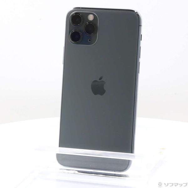 〔中古〕Apple(アップル) iPhone11 Pro 64GB ミッドナイトグリーン NWC62J／A SIMフリー〔269-ud〕 | 