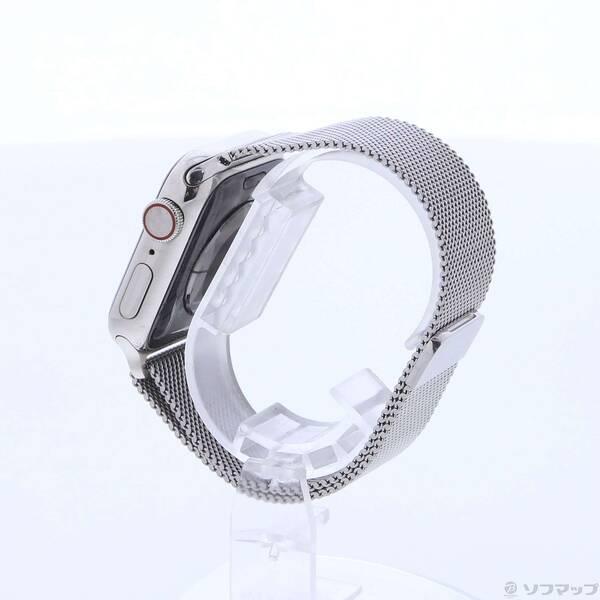 〔中古〕Apple(アップル) Apple Watch Series 4 GPS + Cellular 40mm ステンレススチールケース ミラネーゼループ〔368-ud〕 |  | 01