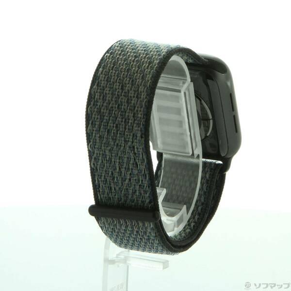 〔中古〕Apple Watch Series 5 Nike GPS 40mm スペースグレイアルミニウムケース ワールドインディゴ／ライムブラストNikeスポーツループ〔348-ud〕 |  | 02