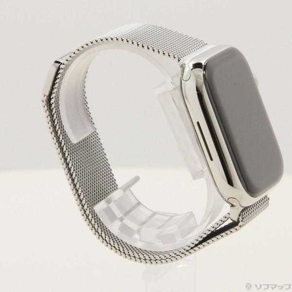 〔中古〕Apple(アップル) Apple Watch Series 8 GPS + Cellular 45mm シルバーステンレススチールケース シルバーミラネーゼループ〔276-ud〕｜u-sofmap｜04