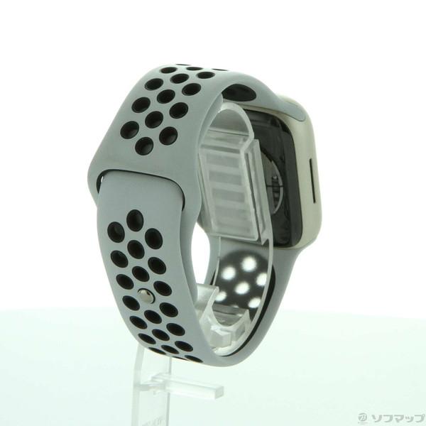 〔中古〕Apple(アップル) Apple Watch Series 7 Nike GPS 41mm スターライトアルミニウムケース ピュアプラチナム／ブラックNikeスポーツバンド〔269-ud〕｜u-sofmap｜03