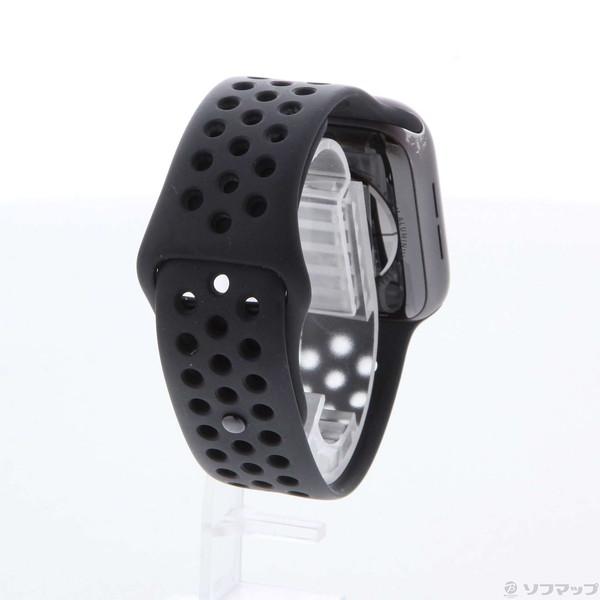 〔中古〕Apple(アップル) Apple Watch Series 4 Nike+ GPS 44mm スペースグレイアルミニウムケース アンスラサイト／ブラックNikeスポーツバンド〔276-ud〕｜u-sofmap｜03