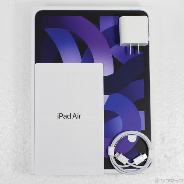 中古〕Apple(アップル) iPad Air 第5世代 64GB パープル MME23J／A Wi-Fi〔 