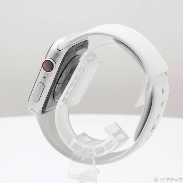 〔中古〕Apple(アップル) Apple Watch Series 8 GPS + Cellular 45mm シルバーアルミニウムケース ホワイトスポーツバンド〔198-ud〕｜u-sofmap｜02