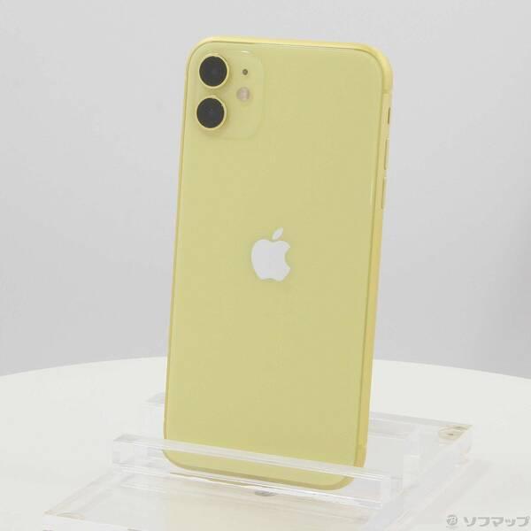 〔中古〕SoftBank iPhone11 128GB イエロー MWM42J／A SoftBank〔247-ud〕 | 