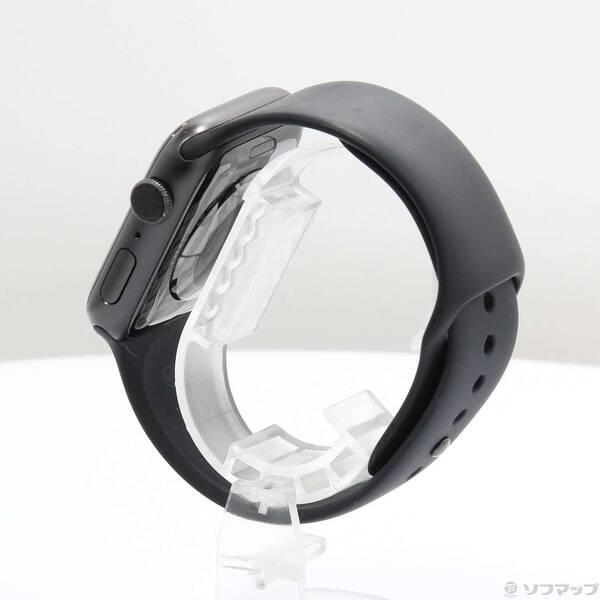 〔中古〕Apple(アップル) Apple Watch Series 5 GPS 44mm スペースグレイアルミニウムケース ブラックスポーツバンド〔262-ud〕｜u-sofmap｜02